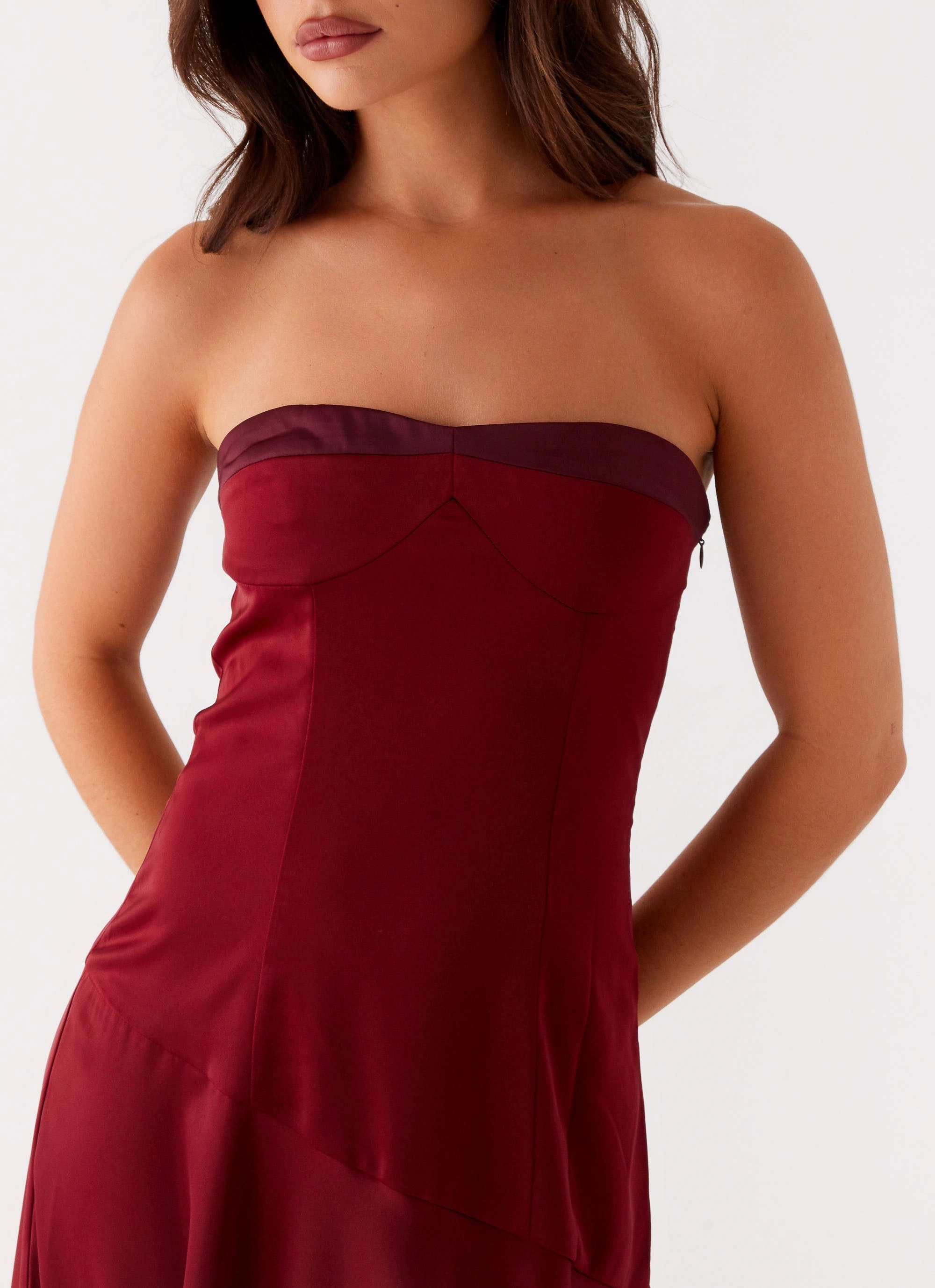 Matisse Midi Dress - Red Clear Blush