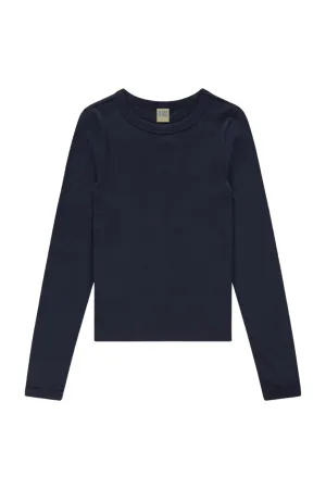 Max Tee in Navy Versatile Layering Piece