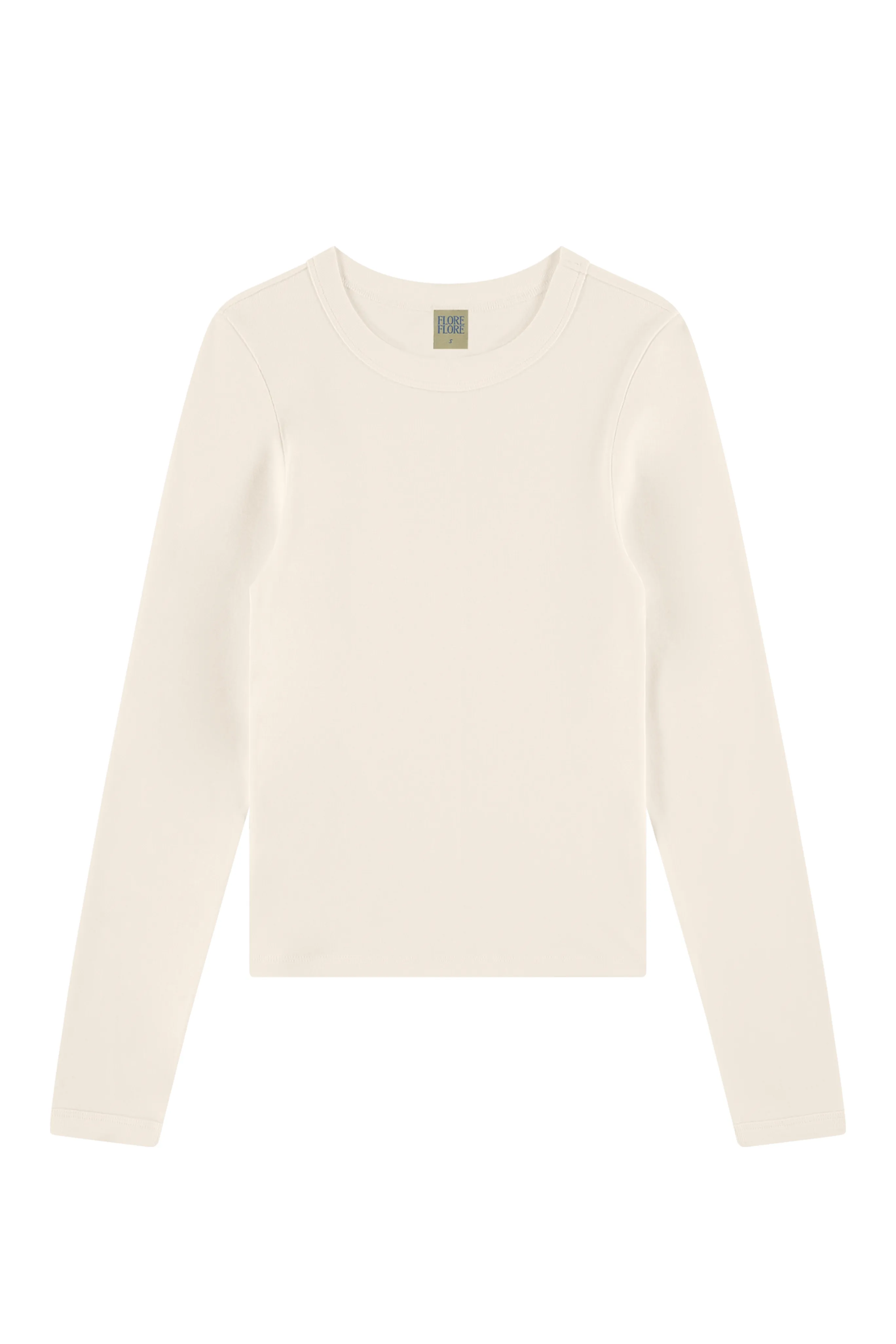 Max Tee in Off White QuickDry Technology Basic Sweatshirt