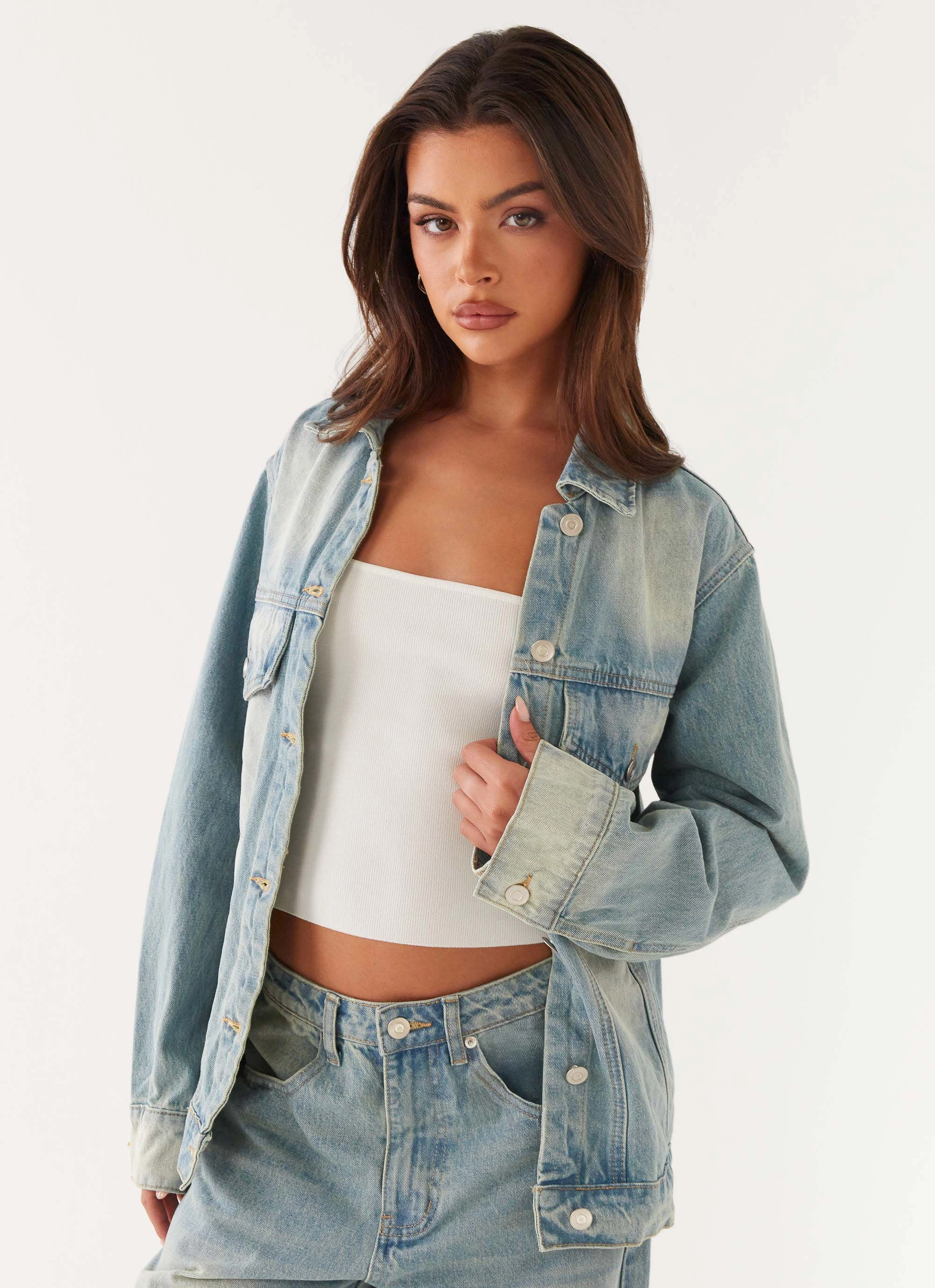 waiters Maxwell Denim Jacket - Washed Blue