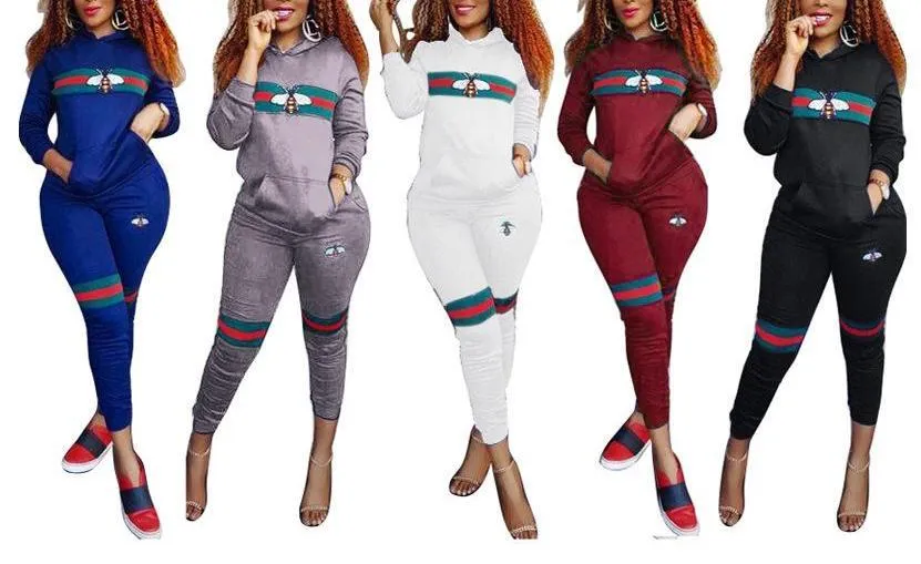 MB FASHION Striped Graphic Hoodie and Jogger Two-Piece Tracksuit 9342 LAST S
