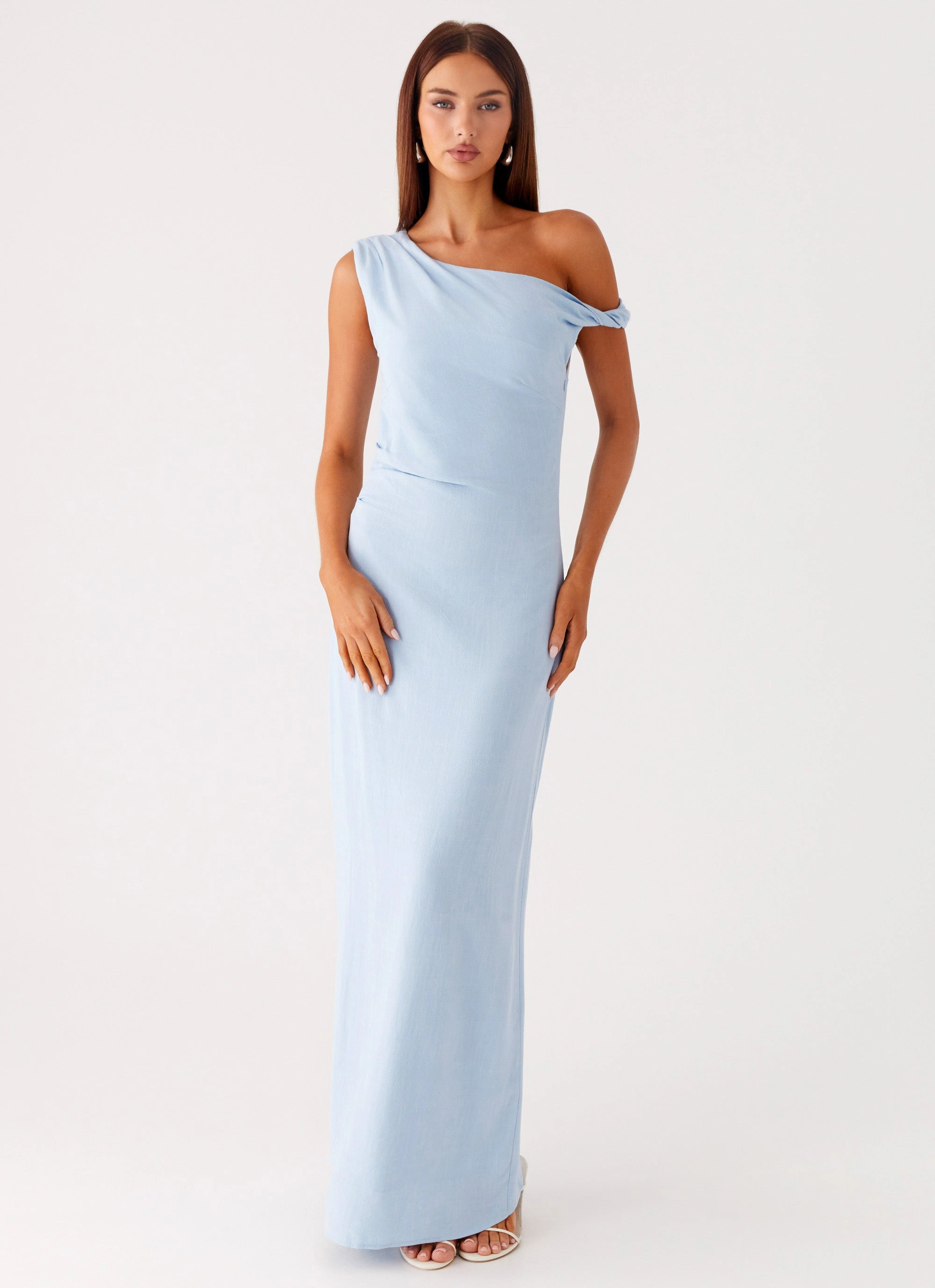 cut out Mckenna Maxi Dress - Blue