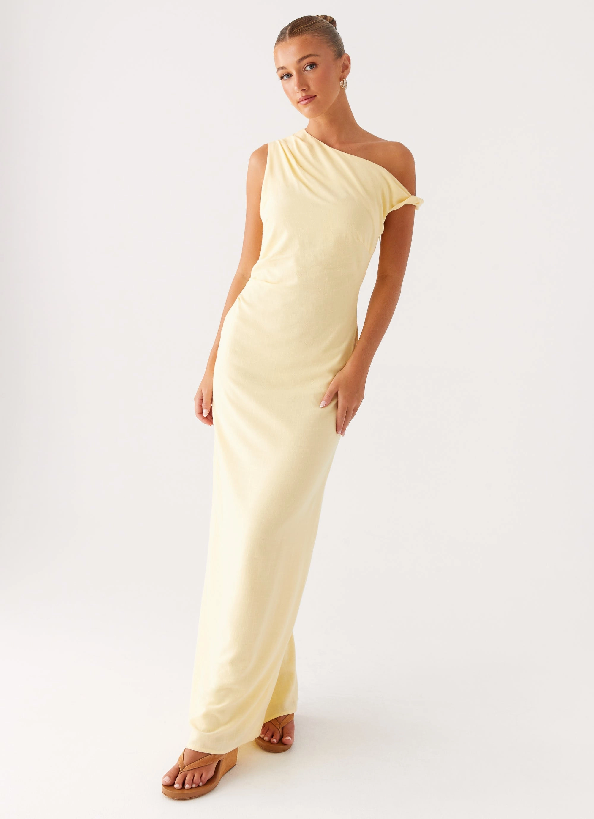Harmonious Layers Basic Warm Mckenna Maxi Dress - Yellow
