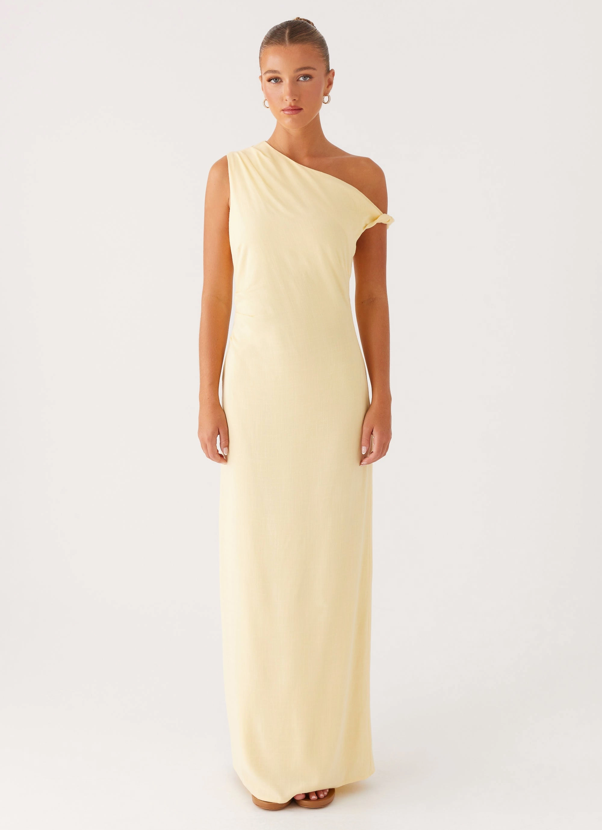 Mckenna Maxi Dress - Yellow relaxed shape