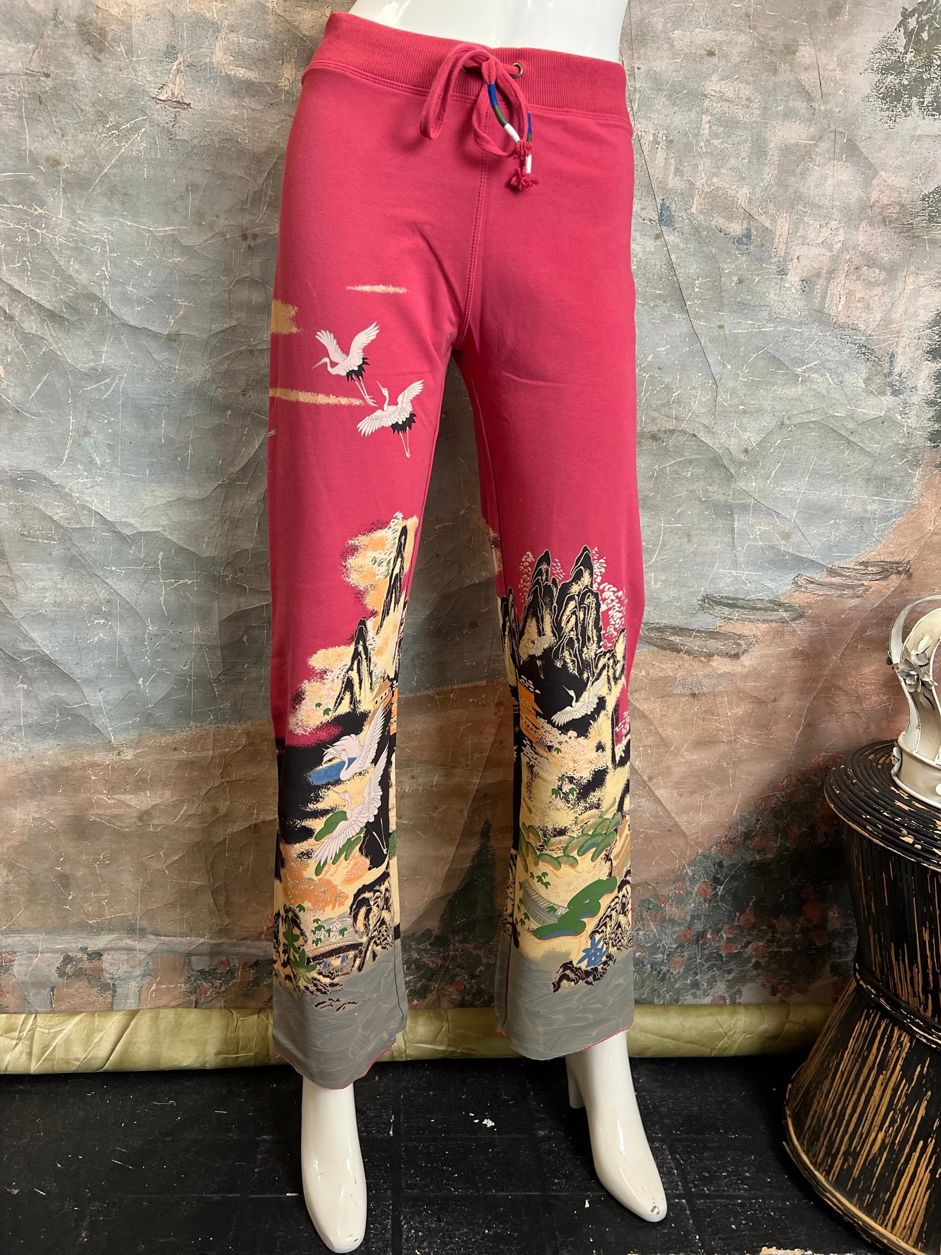 MCP Pull-on Zen Print Pants-CHERRY