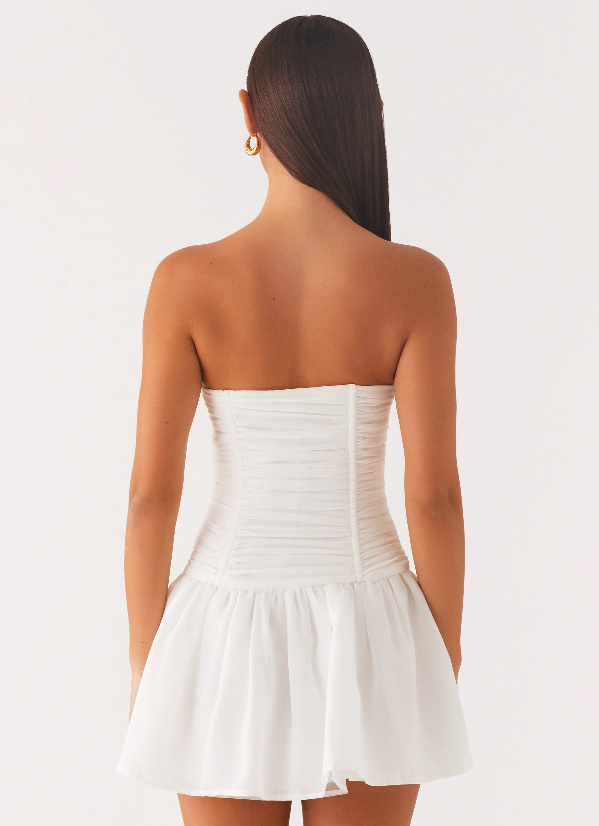 Meadow Dreams Mini Dress - White Joyful Look Sleek Layer