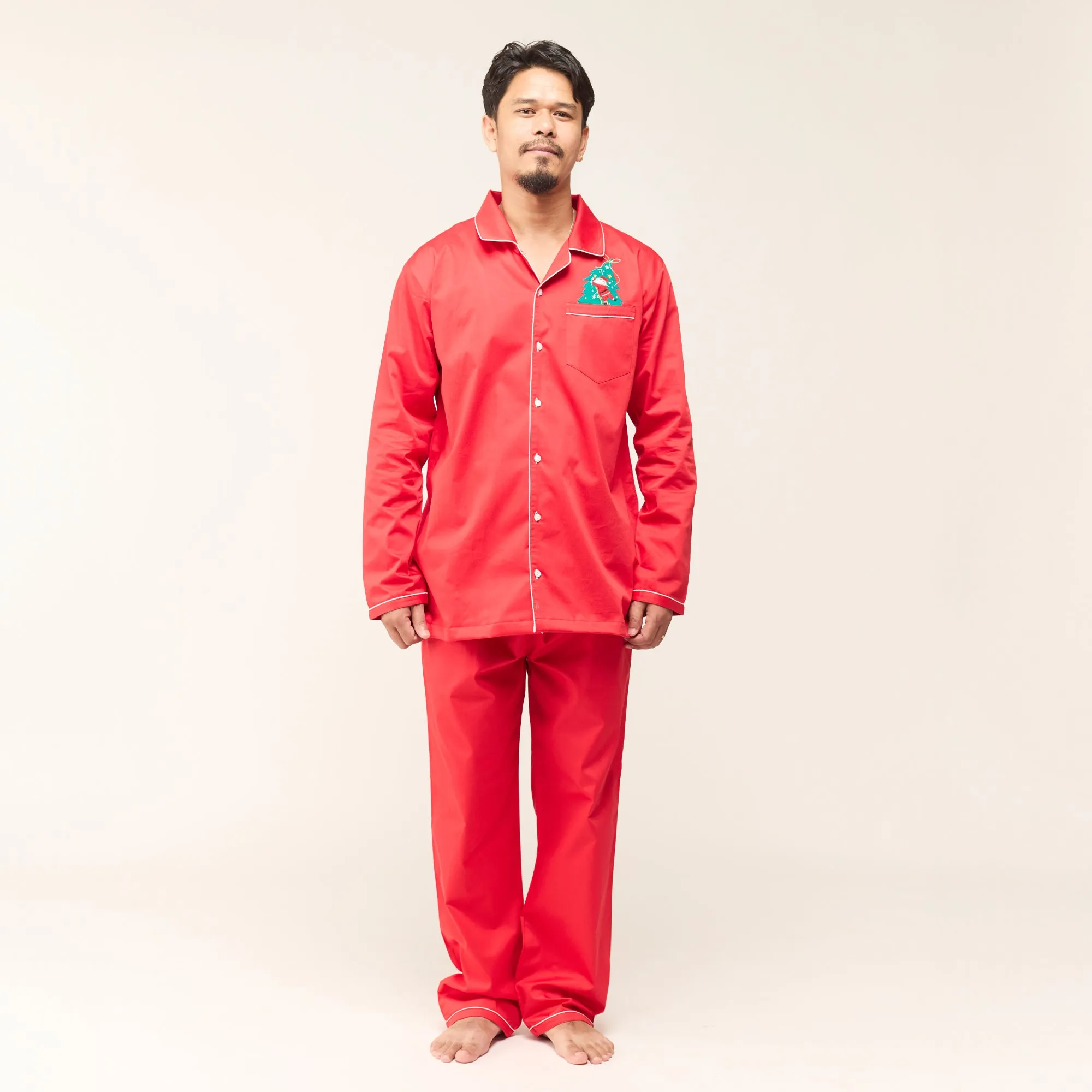 Men Deck The Halls Pajama Set