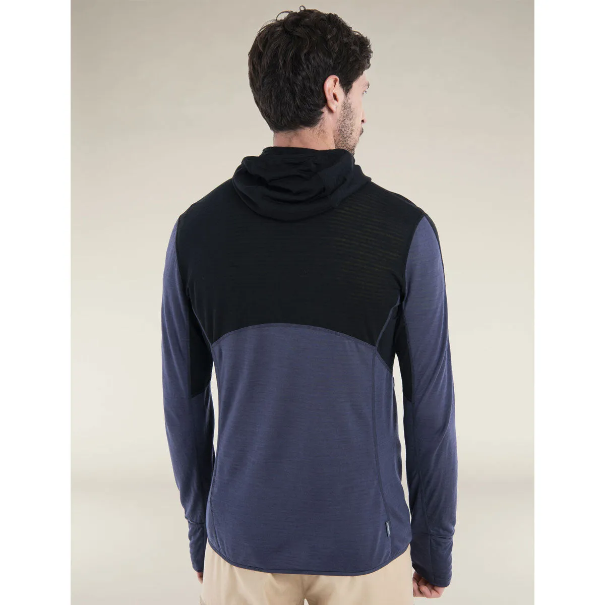 Mens 200 Descender Long Sleeve Zip Hoodie