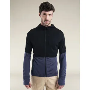 Mens 200 Descender Long Sleeve Zip Hoodie