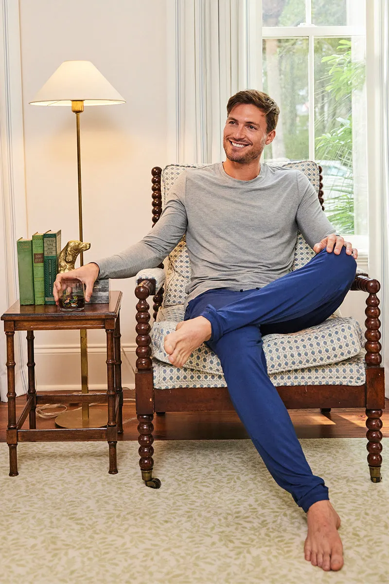 Men's Bamboo Lounge Pants in Navy