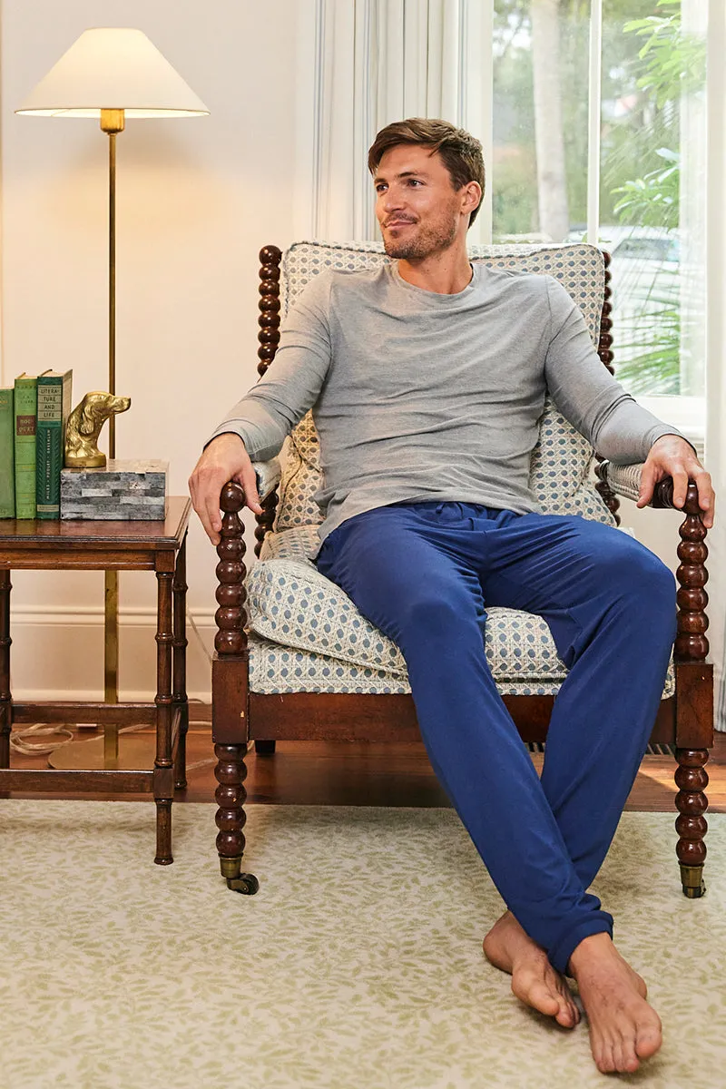 Men's Bamboo Lounge Pants in Navy