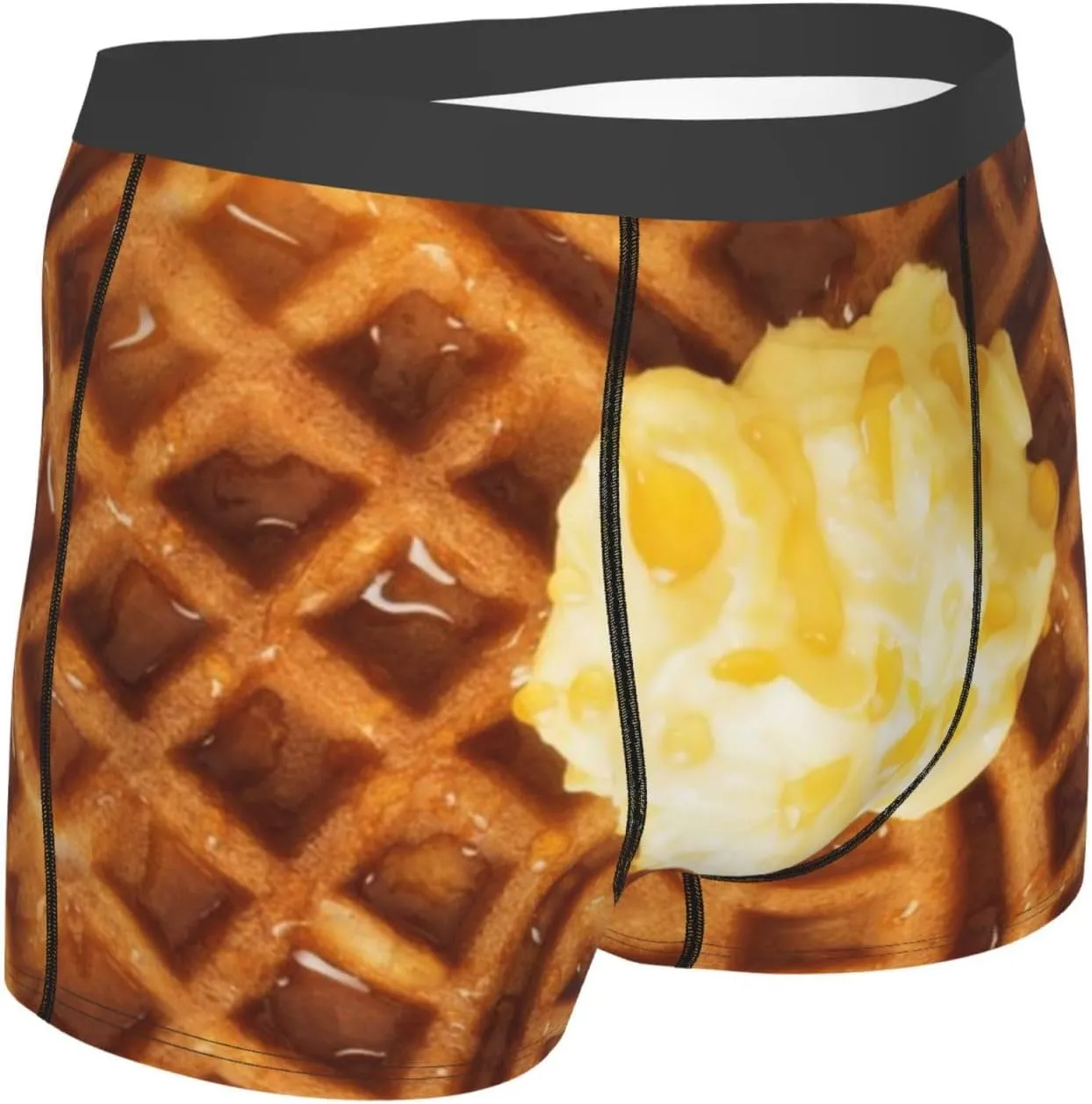 Mens Boxer Briefs Comfortable Breathable Underwear (Onion,)
