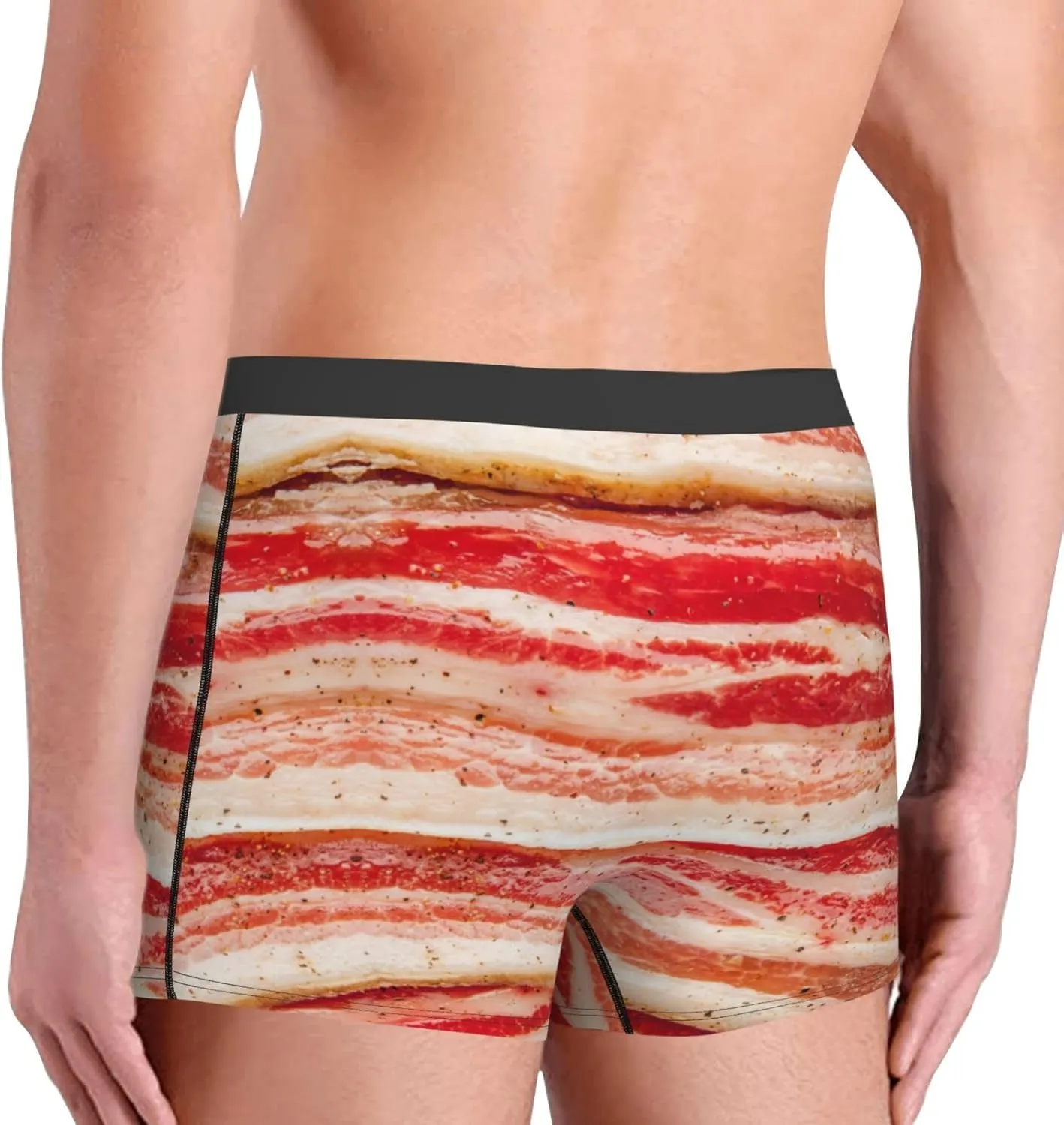 Mens Boxer Briefs Comfortable Breathable Underwear (Onion,)
