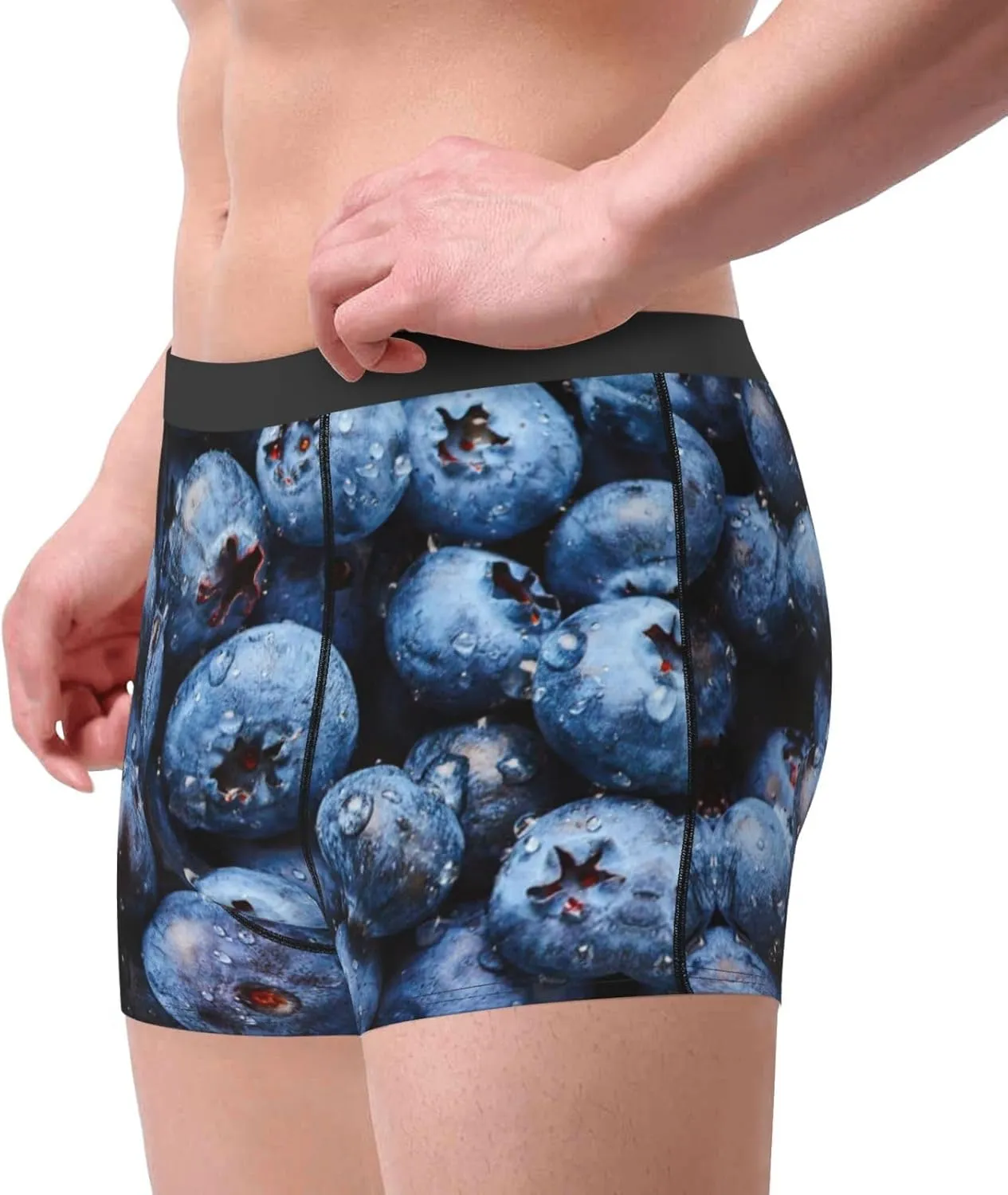 Mens Boxer Briefs Comfortable Breathable Underwear (Onion,)