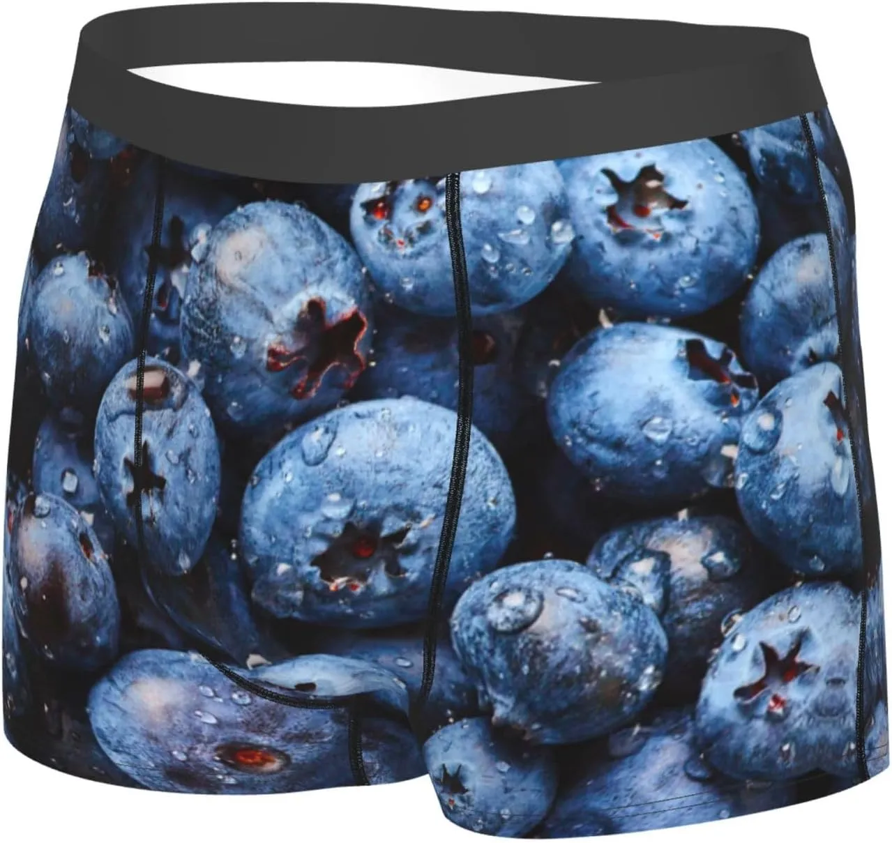 Mens Boxer Briefs Comfortable Breathable Underwear (Onion,)