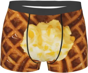 Mens Boxer Briefs Comfortable Breathable Underwear (Onion,)