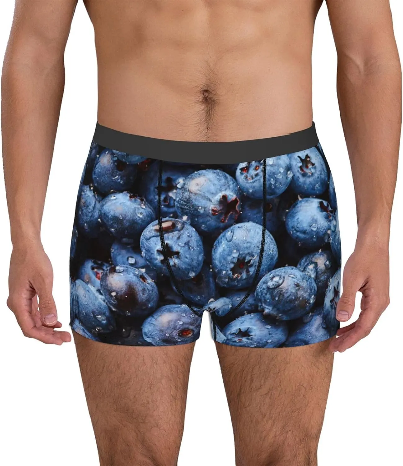 Mens Boxer Briefs Comfortable Breathable Underwear (Onion,)