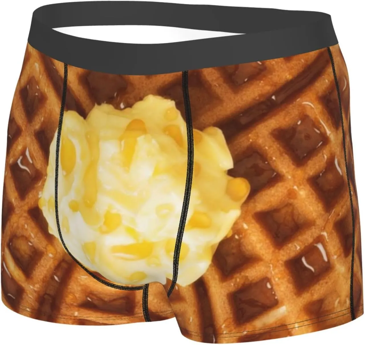 Mens Boxer Briefs Comfortable Breathable Underwear (Onion,)