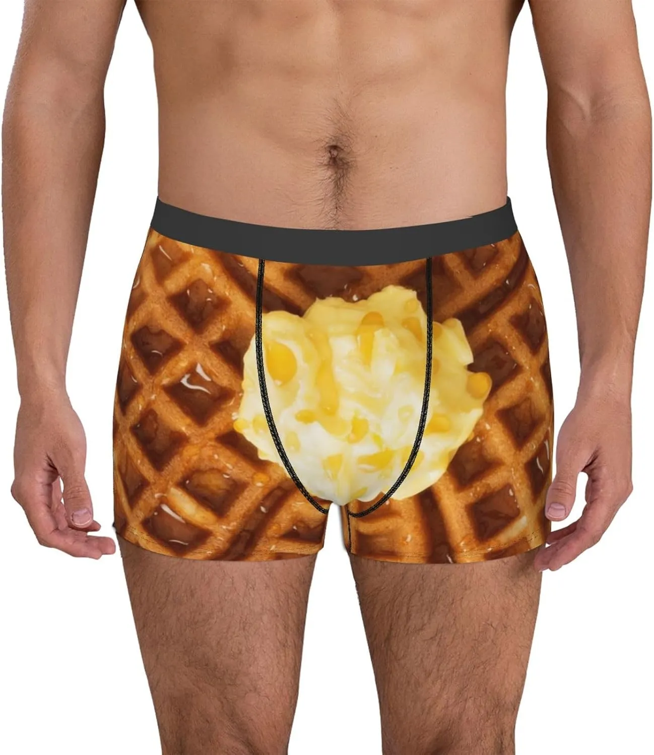 Mens Boxer Briefs Comfortable Breathable Underwear (Onion,)