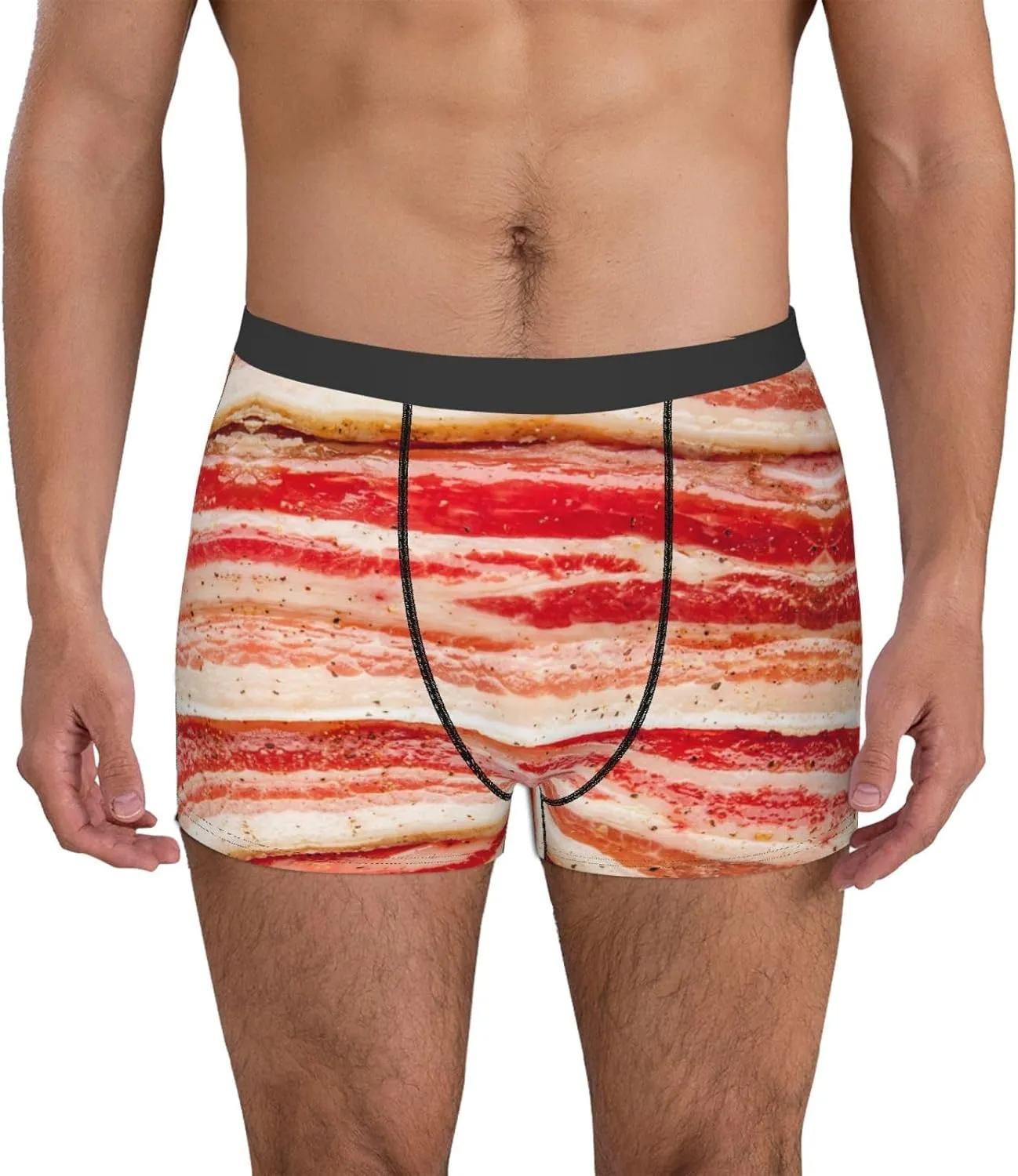Mens Boxer Briefs Comfortable Breathable Underwear (Onion,)