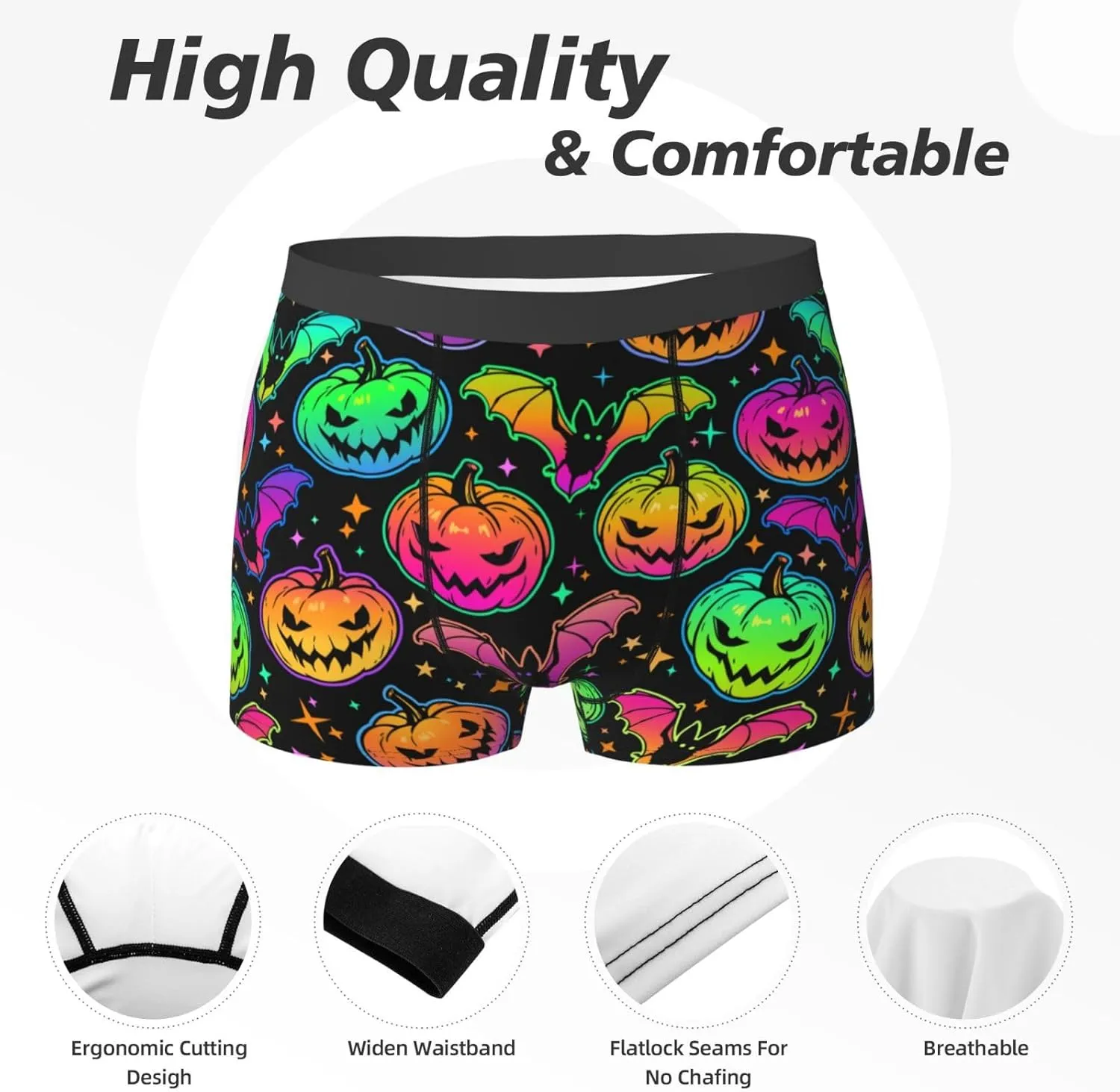 Men'S Boxer Briefs Soft Breathable Stretch Underwear