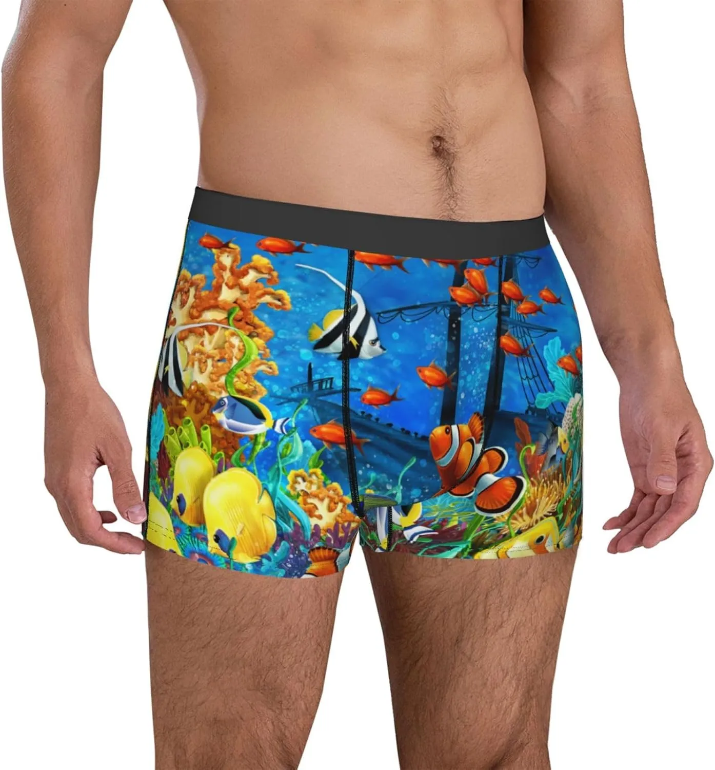 Men'S Boxer Briefs Soft Breathable Stretch Underwear