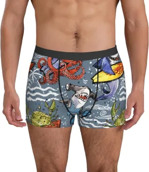 Men'S Boxer Briefs Soft Breathable Stretch Underwear
