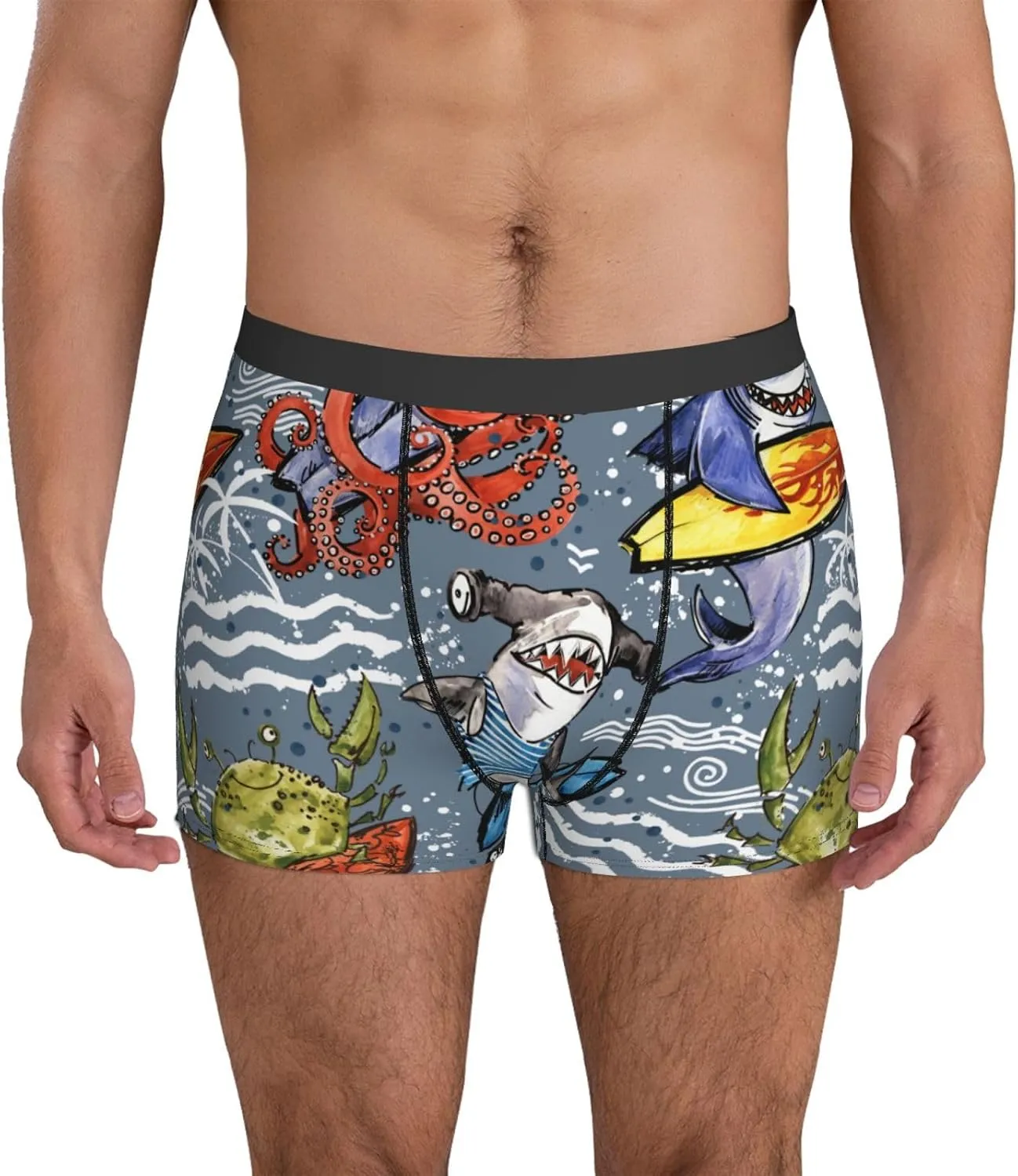 Men'S Boxer Briefs Soft Breathable Stretch Underwear