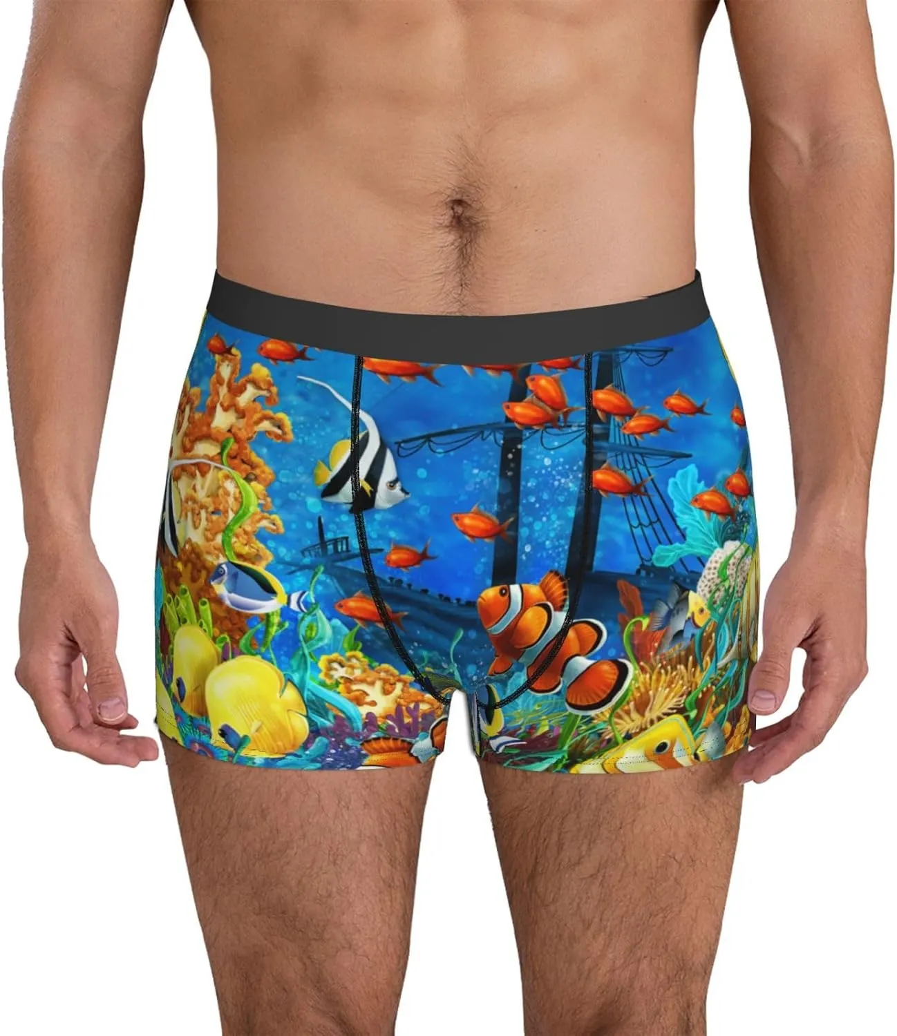 Men'S Boxer Briefs Soft Breathable Stretch Underwear