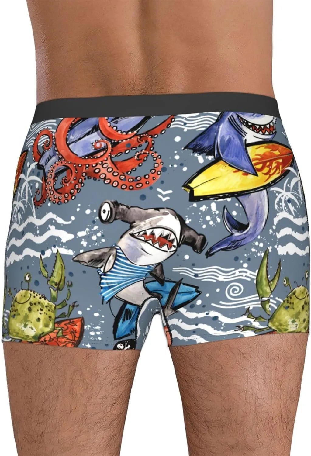 Men'S Boxer Briefs Soft Breathable Stretch Underwear