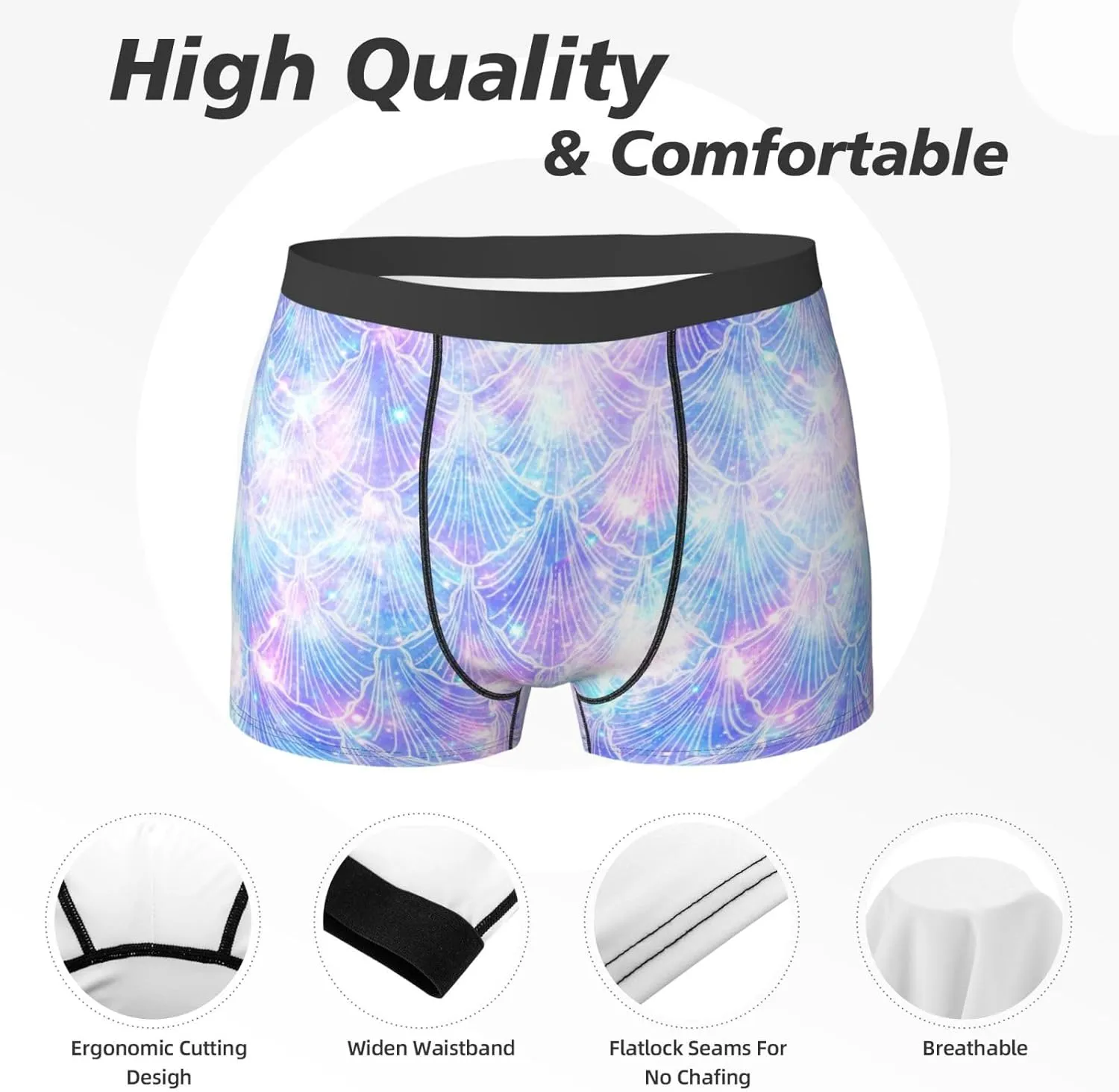 Men'S Boxer Briefs Soft Breathable Stretch Underwear