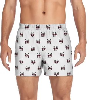 Men's Boxer Shorts Lounge Breathable Underwear for Men Casual Boxer Breathable Soft Pattern Printed Briefs