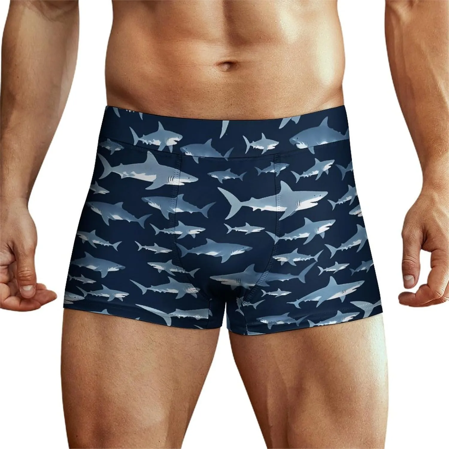 Men's Breathable Boxer Briefs, Moisture Wicking Underwear