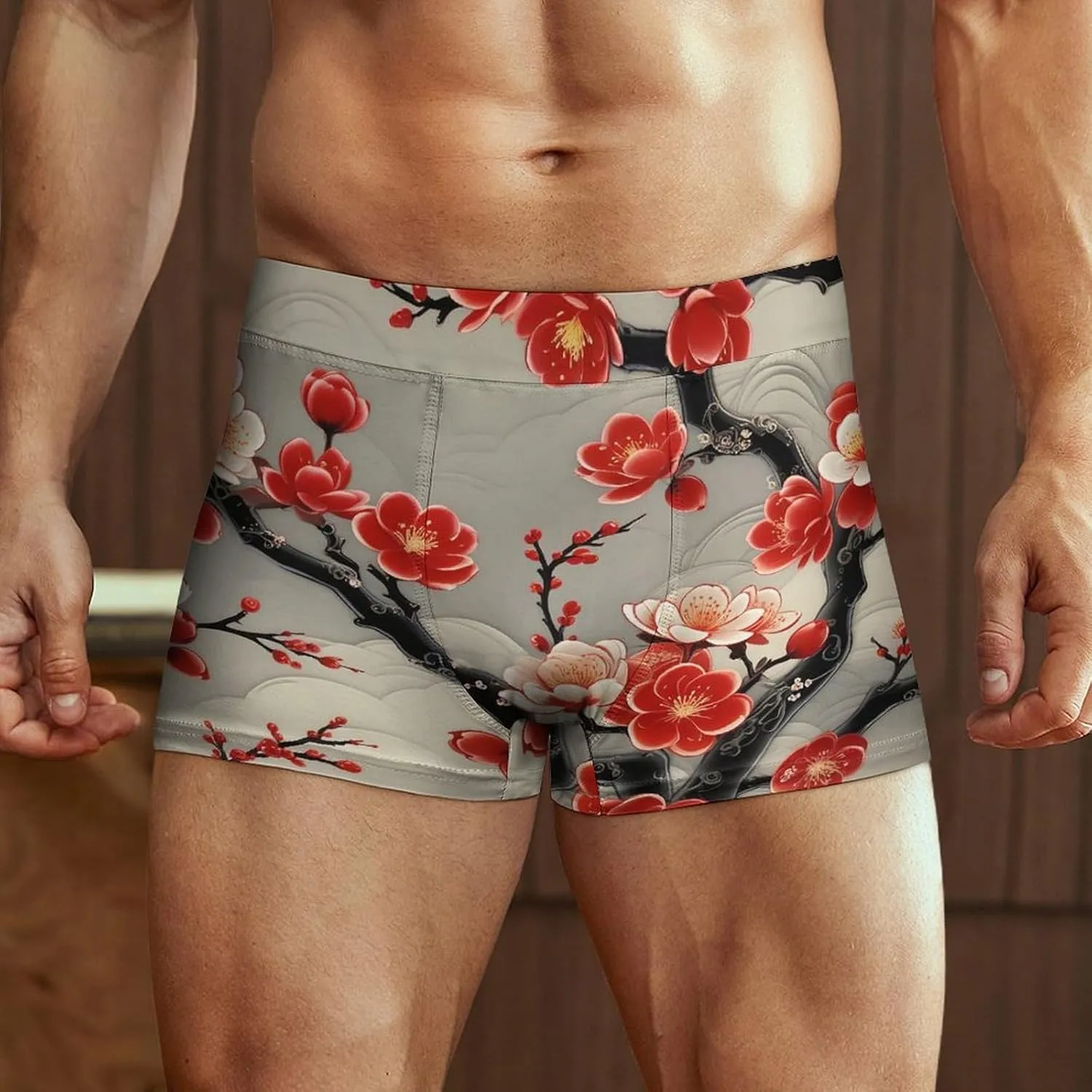Men's Breathable Boxer Briefs, Moisture Wicking Underwear