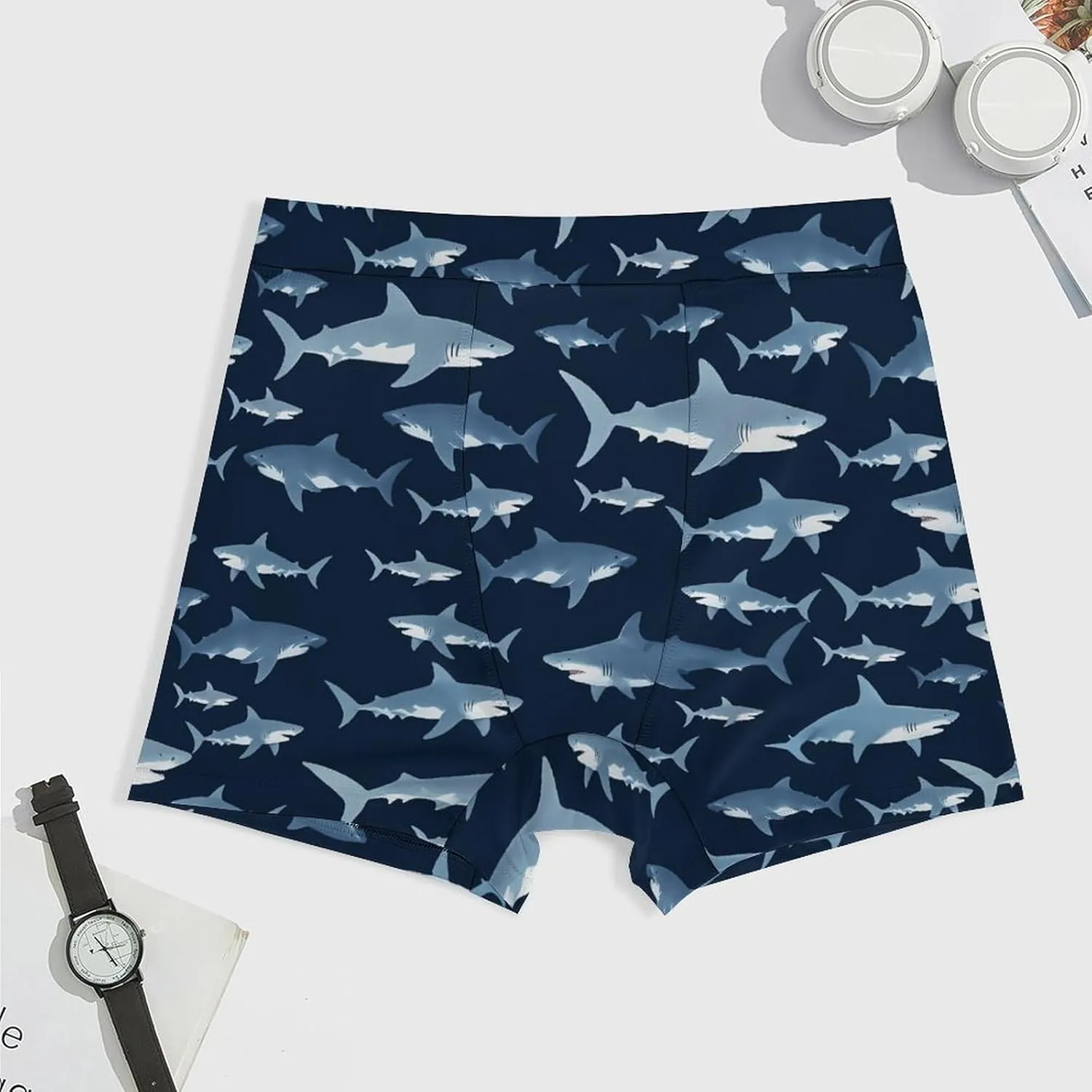 Men's Breathable Boxer Briefs, Moisture Wicking Underwear