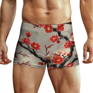 Men's Breathable Boxer Briefs, Moisture Wicking Underwear
