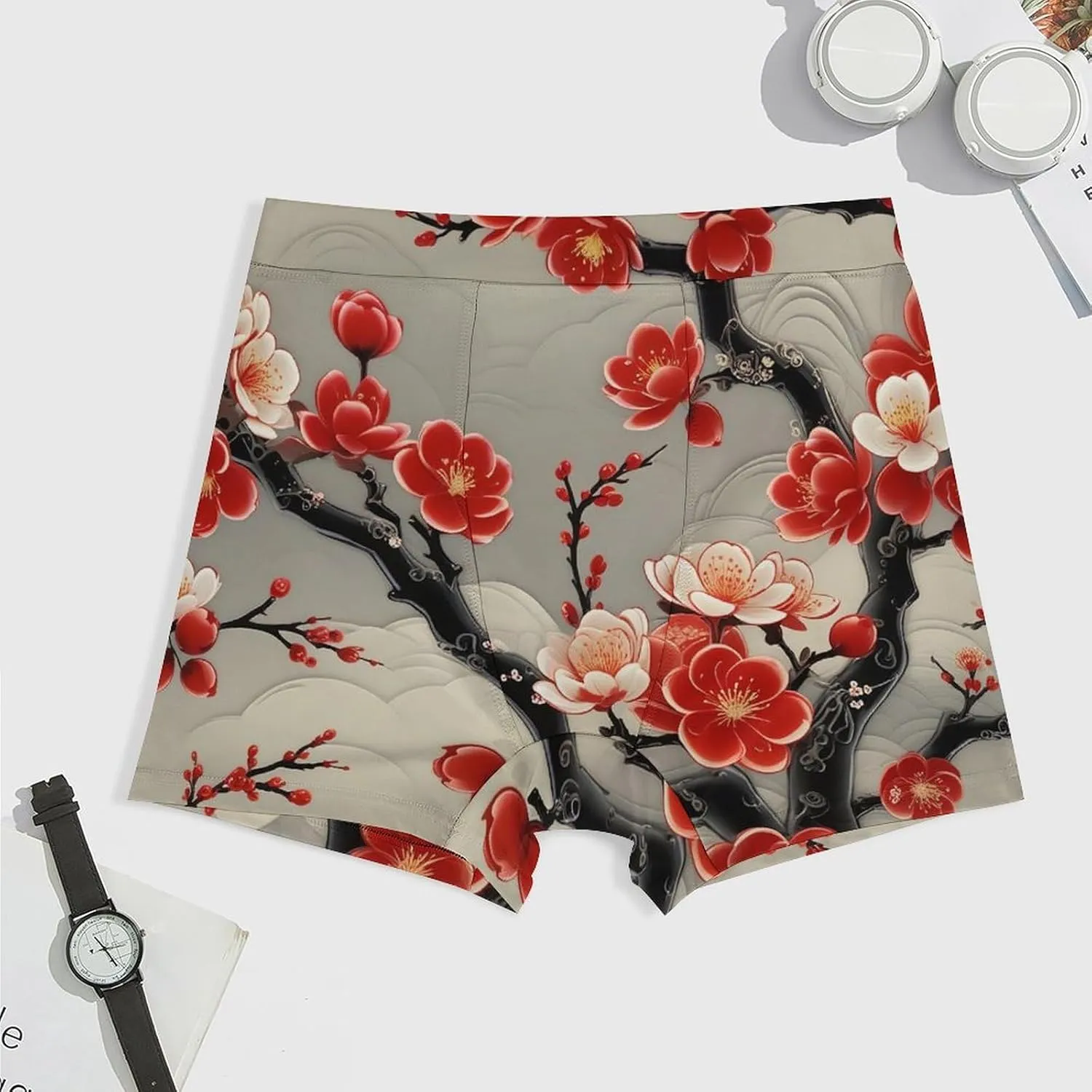 Men's Breathable Boxer Briefs, Moisture Wicking Underwear