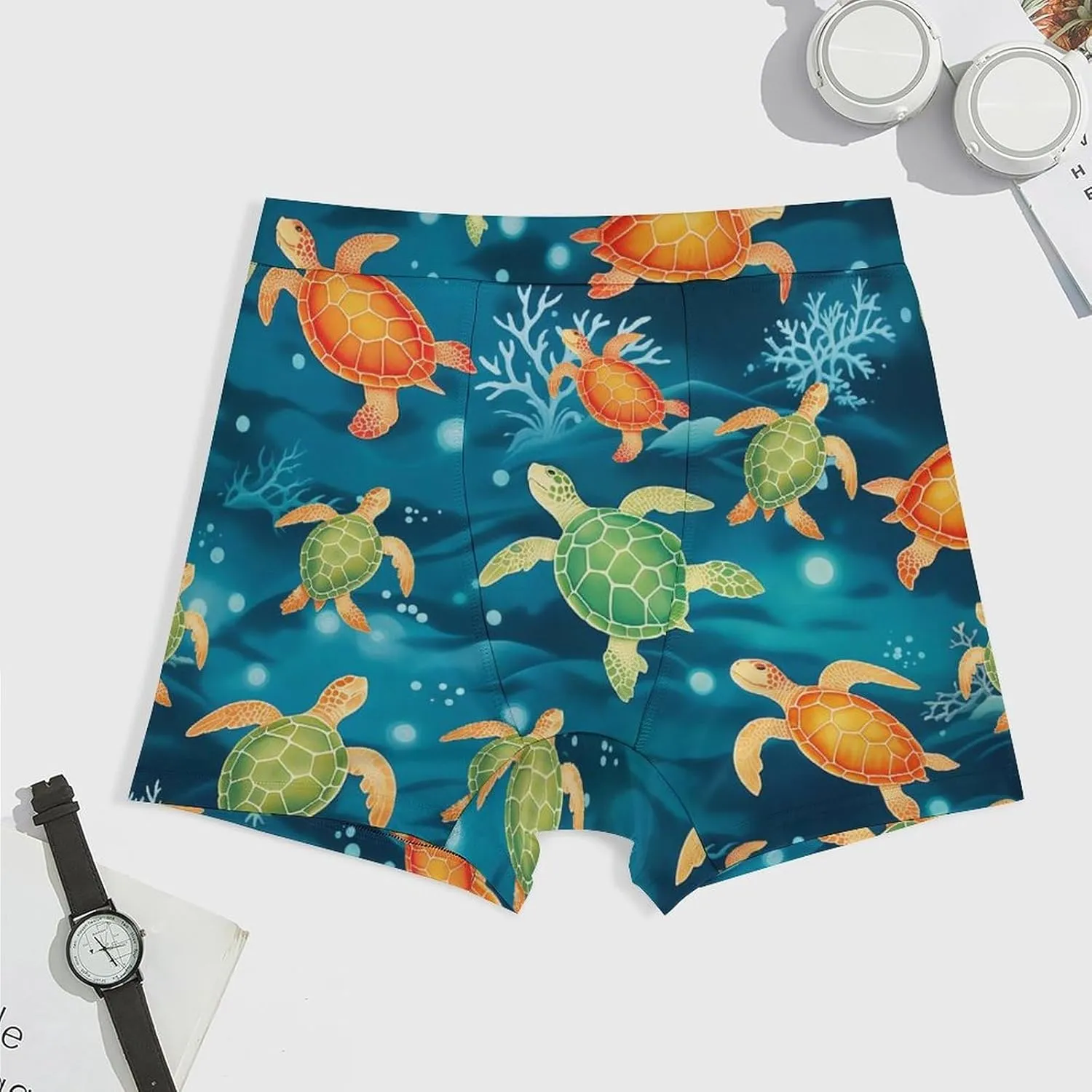 Men's Breathable Underwear Comfortable Moisture-Wicking Cooling Boxer Briefs