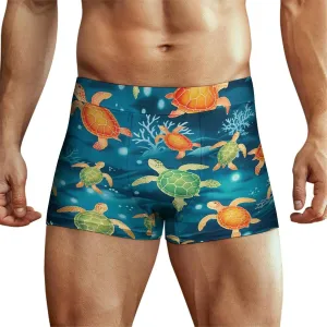 Men's Breathable Underwear Comfortable Moisture-Wicking Cooling Boxer Briefs