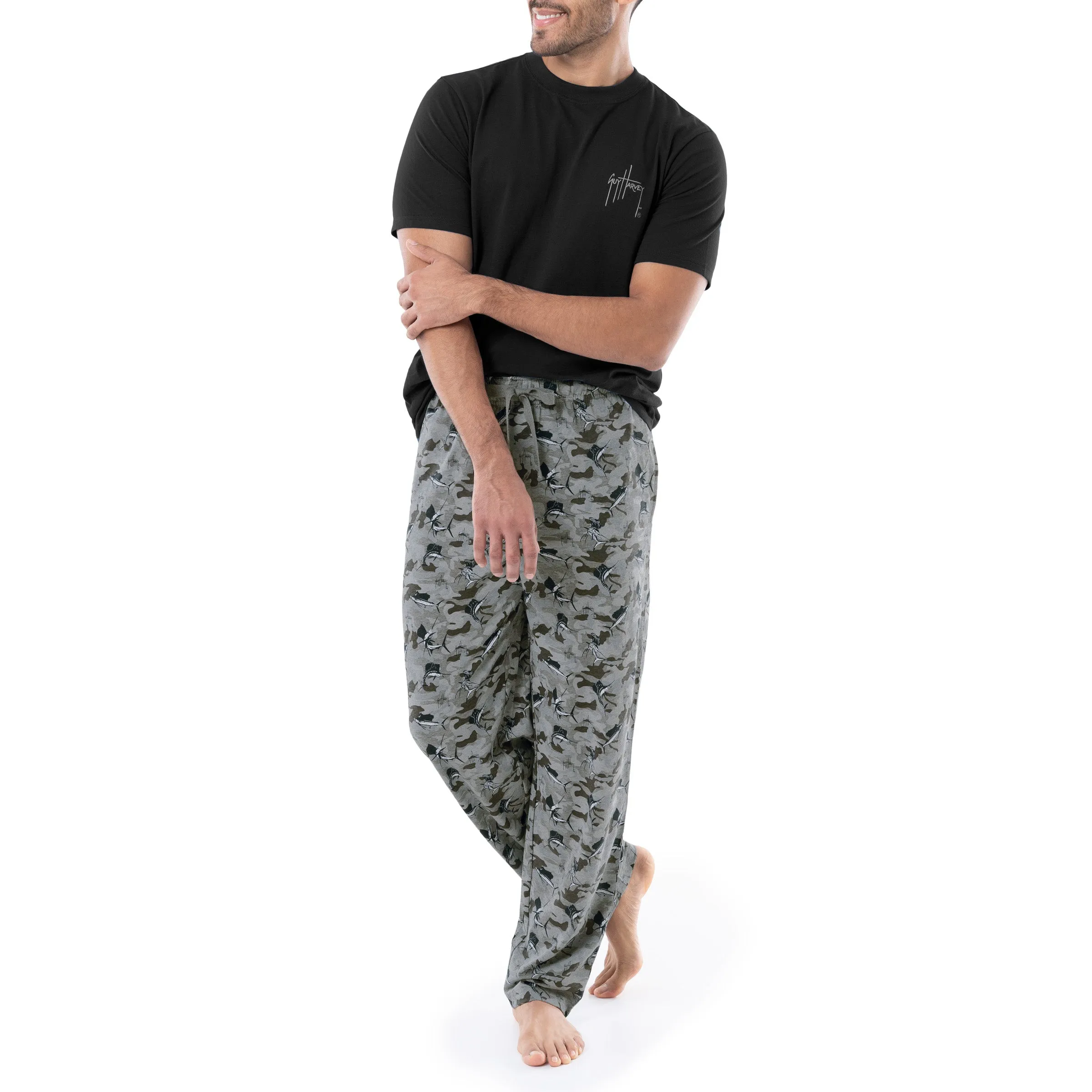 Men's Camo Sail Knit Sleep Pant