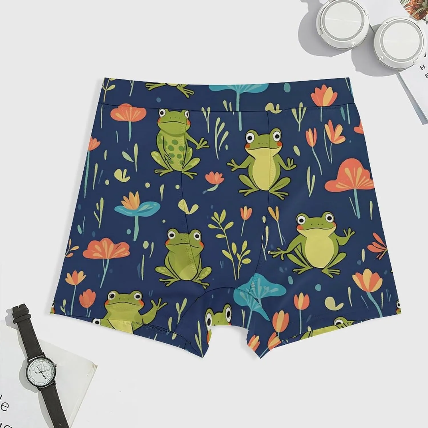 Men's Comfortable Underwear, Moisture Wicking & Breathable Boxer Briefs