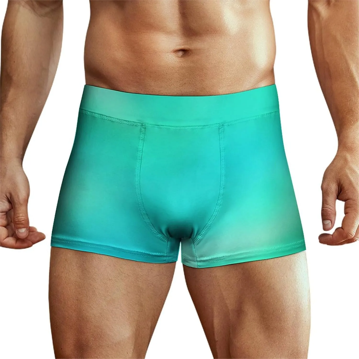 Men's Comfortable Underwear, Moisture Wicking & Breathable Boxer Briefs