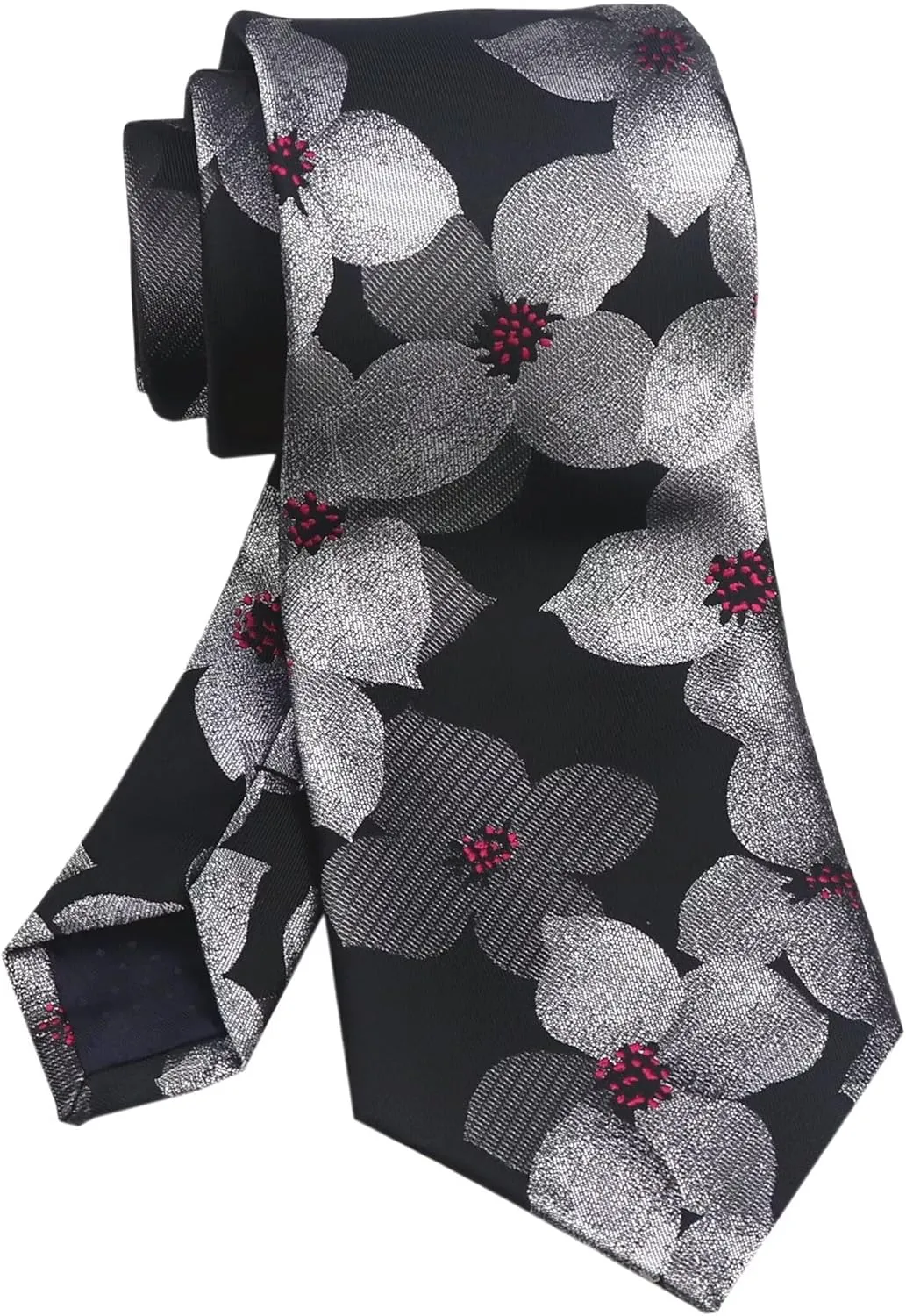 Men's Floral Ties Business Cravat Jacquard Luxury Wedding Neckties for Groomsmen