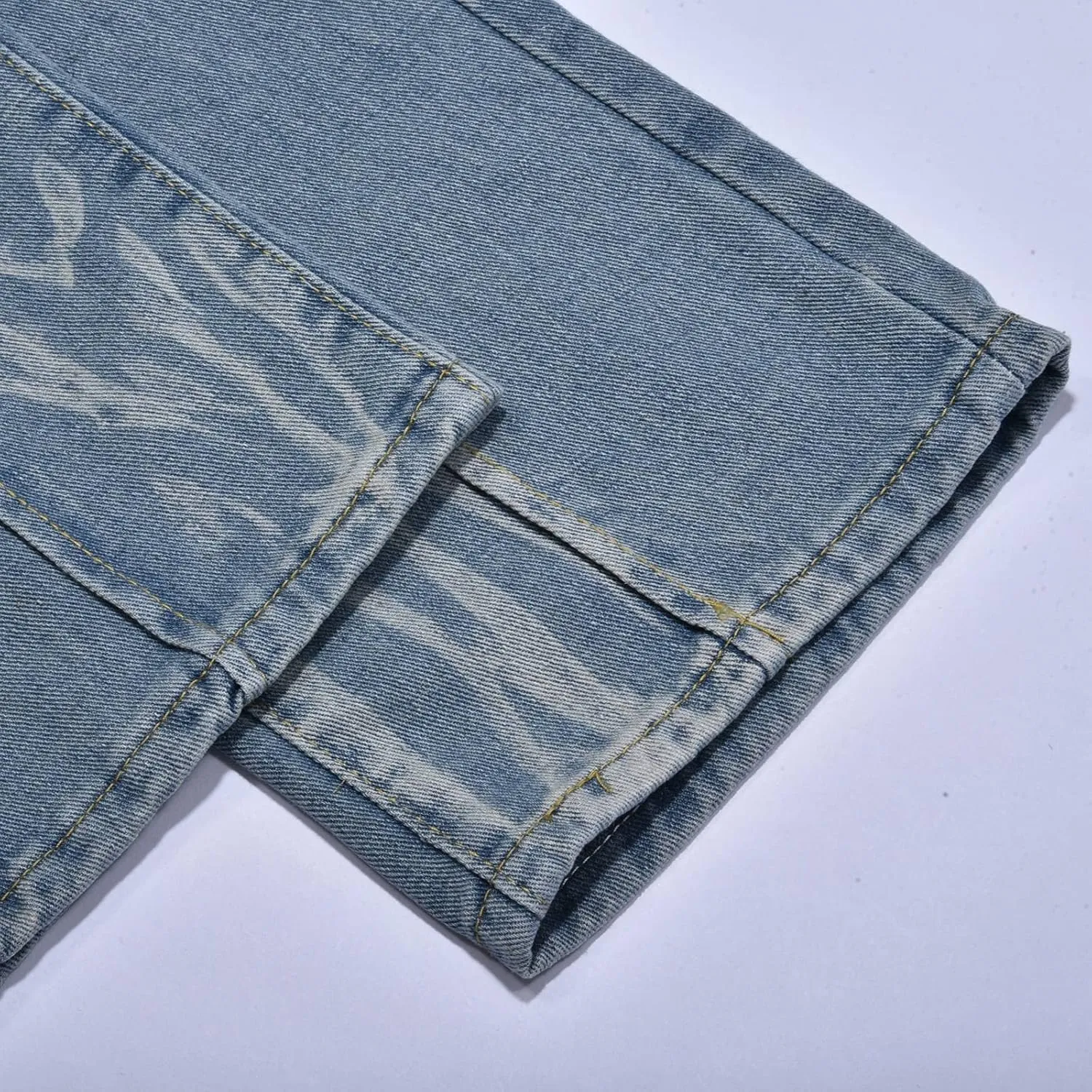 Men's Jeans Comfort Stretch Denim Straight Leg Relaxed Fit Jeans for Men Stretch for Men
