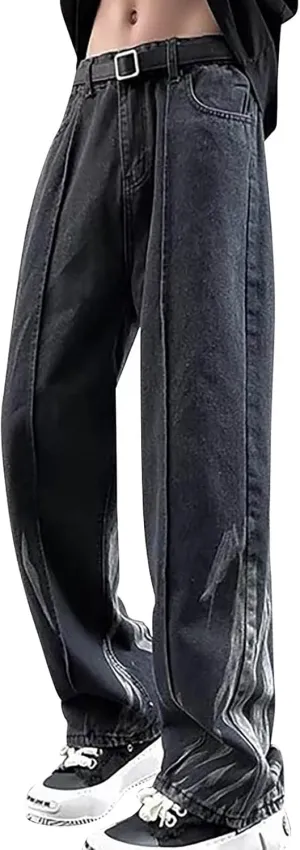 Men's Jeans Comfort Stretch Denim Straight Leg Relaxed Fit Jeans for Men Stretch for Men