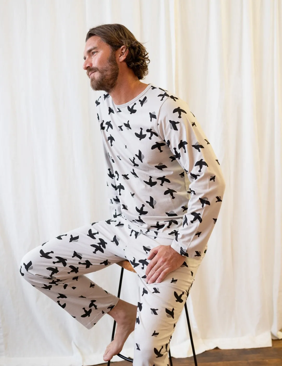Men's Loose Fit Animal Pajamas