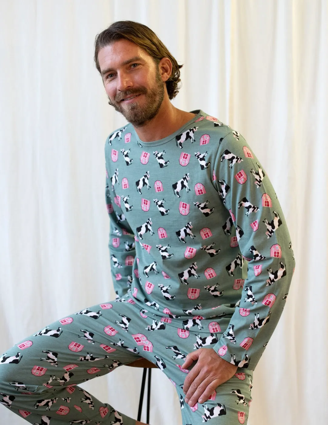 Men's Loose Fit Animal Pajamas