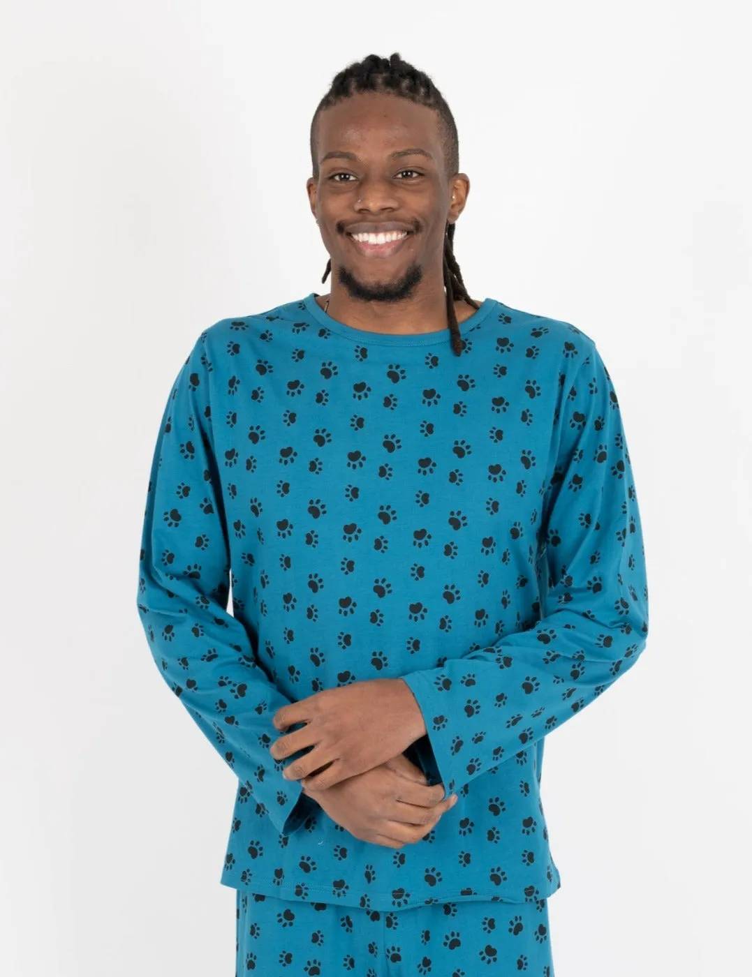 Men's Loose Fit Cotton Pajamas