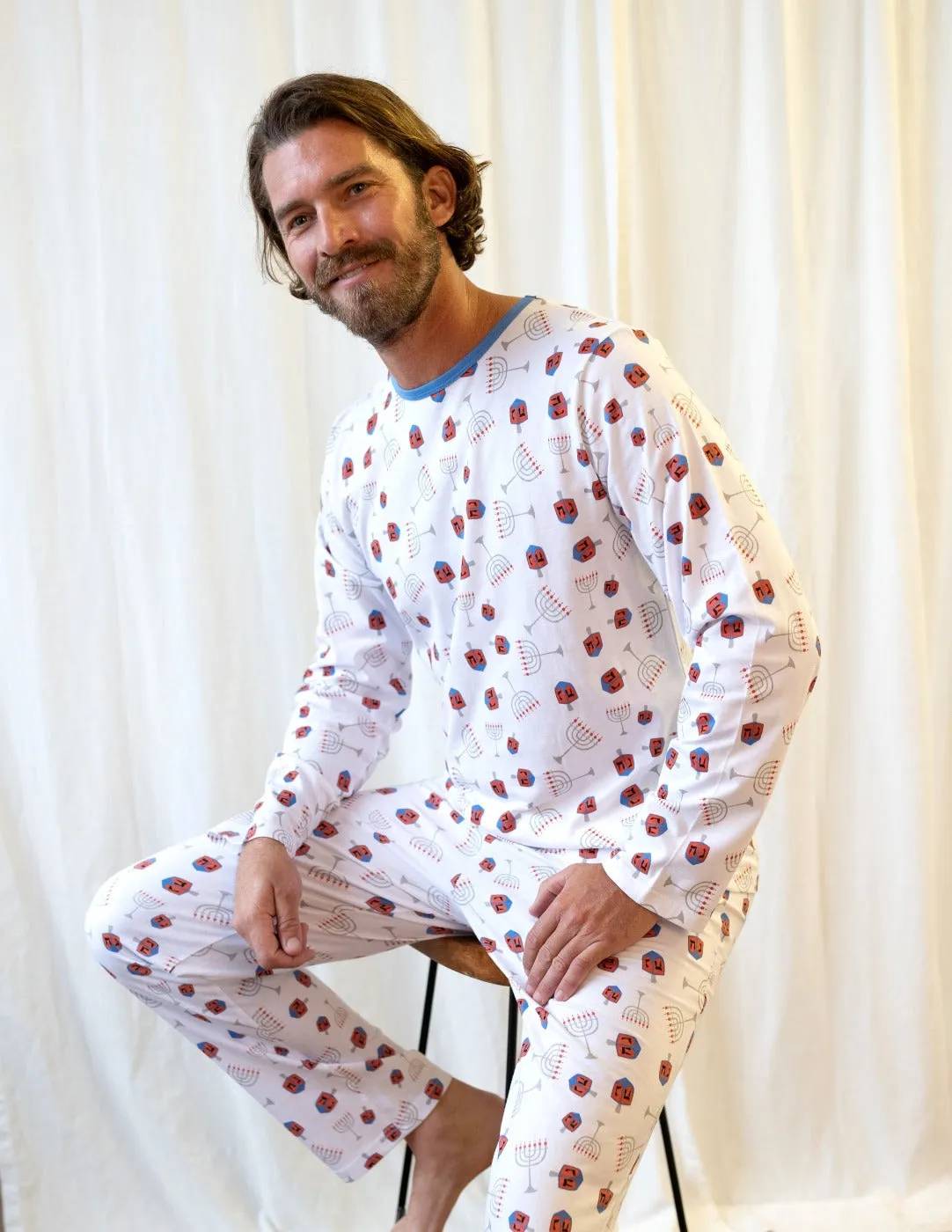 Men's Loose Fit Cotton Pajamas