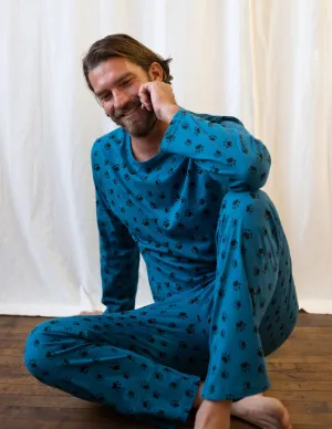Men's Loose Fit Cotton Pajamas